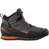 La Sportiva Boulder X Mid GTX, Approach, Uni, Shoes, Mid Cut, G00R04 Carbon/Flame, 38 -