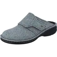 Finn Comfort Goms Damen Hausschuhe Clog opal grün Filz - Größe: 41