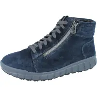 Ganter EVO Damen H Schnürstiefelette blau Velourleder - Größe: UK 4,5