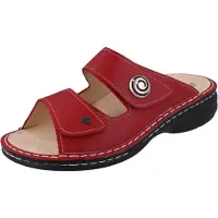 Finn Comfort Colina Damen Pantolette rot Glattleder - Größe: 37