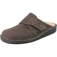 Finn Comfort Amalfi Herren Clog dunkelbraun Nubukleder - Größe: 46