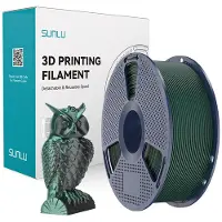 SUNLU PLA+ Silk Dual-Color Filament, 1,75mm, 1kg - Farbton: Black Green