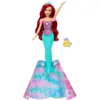 Disney Anziehpuppe "Disney Prinzessin Arielle Verwandlungs-Puppe", bunt, Puppen, KinderH:24cm, Anziehpuppe, H:24cm