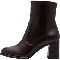 Tamaris Damen Boots Synthetik, braun, 41 EU
