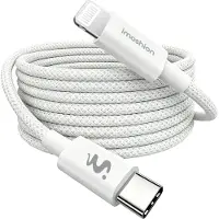 IMoshion Braided USB-C-zu-Lightning-Kabel 30 W - 2 Meter - Weiß