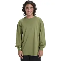 Quiksilver Langarmshirt "Salt Water", Herren, Gr. L, grün (loden grün), Obermaterial: 100% Baumwolle., Shirts Langarmshirt
