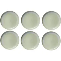 Villeroy & Boch Speiseteller "Speiseteller Perlemor Alga ø 27,1 cm 6er Set grün", grün, L:27,1cm, LIKE. BY , Speiseteller, Speiseteller