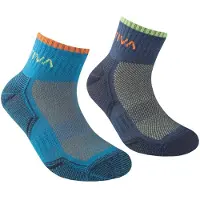 La Sportiva Kids Running Socks lagoon/hawaiian sun (B38O08) S