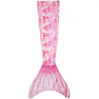 Idena Meerjungfrauflosse Größe XS/S Pink, 110-128cm,