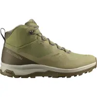 Salomon Trekkingschuhe Outsnap Waterproof L47854000 Khakifarben 48