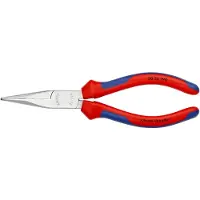 Knipex 30 25 190, Spitzzange, 2,4 mm, 5 cm, Stahl, Blau, Rot, 190 mm