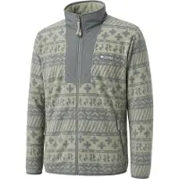 Columbia Men’s Sequoia Grove II Printed Fleece Jacket safari wizard island tonal (348) S