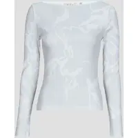 OLAF Langarmshirt AOP BOAT NECK TOP damen