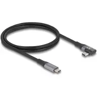 DeLOCK 81131, 1 m, USB C, USB C, 40 Gbit/s, Schwarz