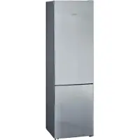 Siemens Kühl-/Gefrierkombination, Energieeffizienz: B, silber (gebürsteter stahl antifingerprint), B:60cm H:201cm T:65cm, Kühlschränke, Kühl-/Gefrierkombination