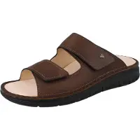Finn Comfort Rab Herren Pantolette braun gefettetes Nubukleder - Größe: 44
