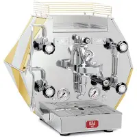La Pavoni Diamantina, Espressomaschine, 1,9 l, Kaffeebohnen, Eingebautes Mahlwerk, 2380 W, Gold, Edelstahl