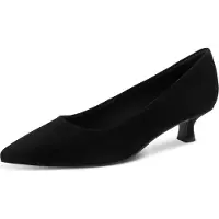 Marco Tozzi Damen Pumps weiches Feel Me Fußbett Leder Leder Decksohle weiches In
