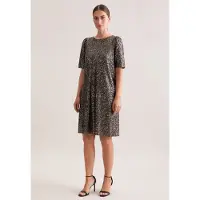 Seidensticker Blusenkleid 1/2 Rundhals Pailletten