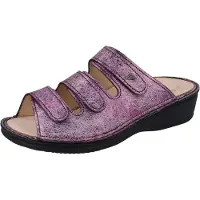 Finn Comfort Pisa Damen Pantolette pink glänzend Glattleder - Größe: 41