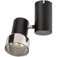 Rabalux 73052 Spots lampen Hatice E14 1x MAX 15 Metall Glas schwarz