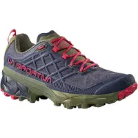 La Sportiva Akyra II Woman, Night Sky/Cypress, Größe 41.5, ZFHS081B46E47415, Mountain Hiking Low Cut Schuhe Damen -