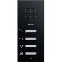 Gira Audio-Haustelefon 1250005 AP System 55 schwarz - Schwarz (1250005)