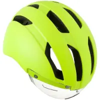 Agu Urban Pedelec Fahrradhelm, mit Visier, Schwarz