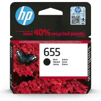 HP 655 Schwarz Original Ink Advantage Druckerpatrone, Standardertrag, Schwarz, Tinte auf Pigmentbasis, Tinte auf Farbstoffbasis, 1 Stück(e), 550 Seiten