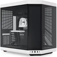 HYTE Y70 Touch Infinite, Midi Tower, PC, Schwarz, Weiß, ATX, EATX, ITX, micro ATX, 18 cm, 42,2 cm