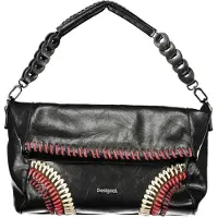 Desigual Stylische Damenhandtasche Schwarz mit Schulter- und Trageriemen