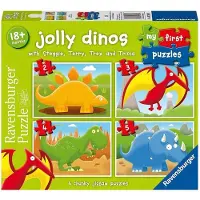 Ravensburger My First Puzzle, Jolly Dinos, 2 Stück(e), Dinosaurier, 1,5 Jahr(e)