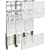 Hager ZL3EH26 Komplettfeld, universZ, 1050mm, 6 Zählerplätze, 3-feld, DSS, Ausführung OVAG