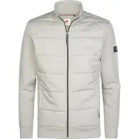 Petrol Industries Gesteppter Hybridpullover millcrest in Schwarz | Gr.: XXXL