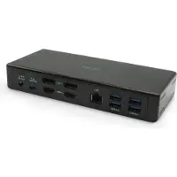 I-Tec USB-C Quattro Display Docking Station with Power Delivery 85 W, Kabelgebunden, USB 3.2 Gen 1 (3.1 Gen 1) Type-C, 85 W, 3,5 mm, 10,100,1000 Mbit/s, Schwarz