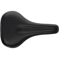 Ergon ST Gel Lady, Fahrradsattel, Stadt, Frauen, Schwarz, Einfarbig, Nylon