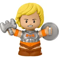 Mattel Little People Collector Masters of the Universe: He-Man und Battle Cat Sonderedition, 2 Figuren, Sammelfigur, Cartoon