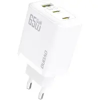 Dudao A29EU Adapter 65Watt 2xUSB-C 1xUSB-A Hvid