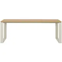 Ebuy24 Martinus Gartentisch 210x100 cm Teak-Nachbildung.