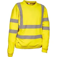 Cofra Marqueta Warnschutz Sweatshirt | Pullover, Klasse 3, 320 g/m² gelb S