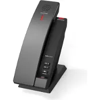 Snom HD101, IP-Telefon, Schwarz, Kabelloses Mobilteil, Tisch/Wand, Antibakteriell, 1.881792 - 1.897344 GHz