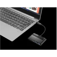 Lenovo GX91L84354, USB 3.2 Gen 1 (3.1 Gen 1) Type-C, USB 3.2 Gen 1 (3.1 Gen 1) Type-A, USB Typ-C, 625 Mbit/s, Schwarz, CB CE ICES FCC BSMI VCCI NOM EAC RCM, Windows 10