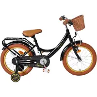 Volare Ashley Kinderfahrrad - Mädchen - 16 Zoll - Schwarz