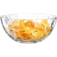 Leonardo Schale "CUCINA OPTIC", transparent, H:13cm Ø:28cm, Glas, Schüsseln, Schale, Spülmaschinengeeignet