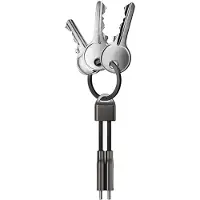 Nomad , USB-C Kabel 240W mit Schlüsselanhänger, Grau