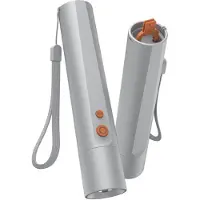 Hama LED Taschenlampe "LED-Taschenlampe, Batterie, Aluminium, 4 Modi + SOS", silber (silberfarben), Mobilleuchten, stromsparend, robust, LED Taschenlampe
