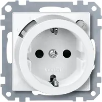 Merten 232819 FI-SCHUKO-Sicherheitssteckdosen-Einsatz mit BRS System M