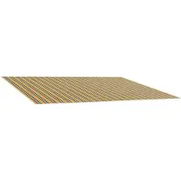 vidaXL Markisenersatzstoff Grün und Gelb 600 x 300 cm Polyester