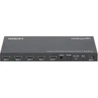 Manhattan 208406, HDMI, Micro USB Type-B, Metall, Schwarz, 1920 x 1080 (HD 1080), 3840 x 2160, 480i, 480p, 576i, 576p, 720p, 1080i, 1080p, 1600p, 2160p
