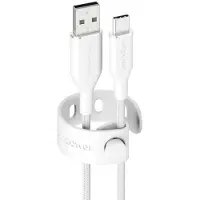 PanzerGlass empower by  Racing 60W USB-A to USB-C Kabel | USB 3.0 | 1.2M | Silber Weiß, Weiß